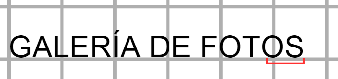 Galeria de fotos, in Spanish